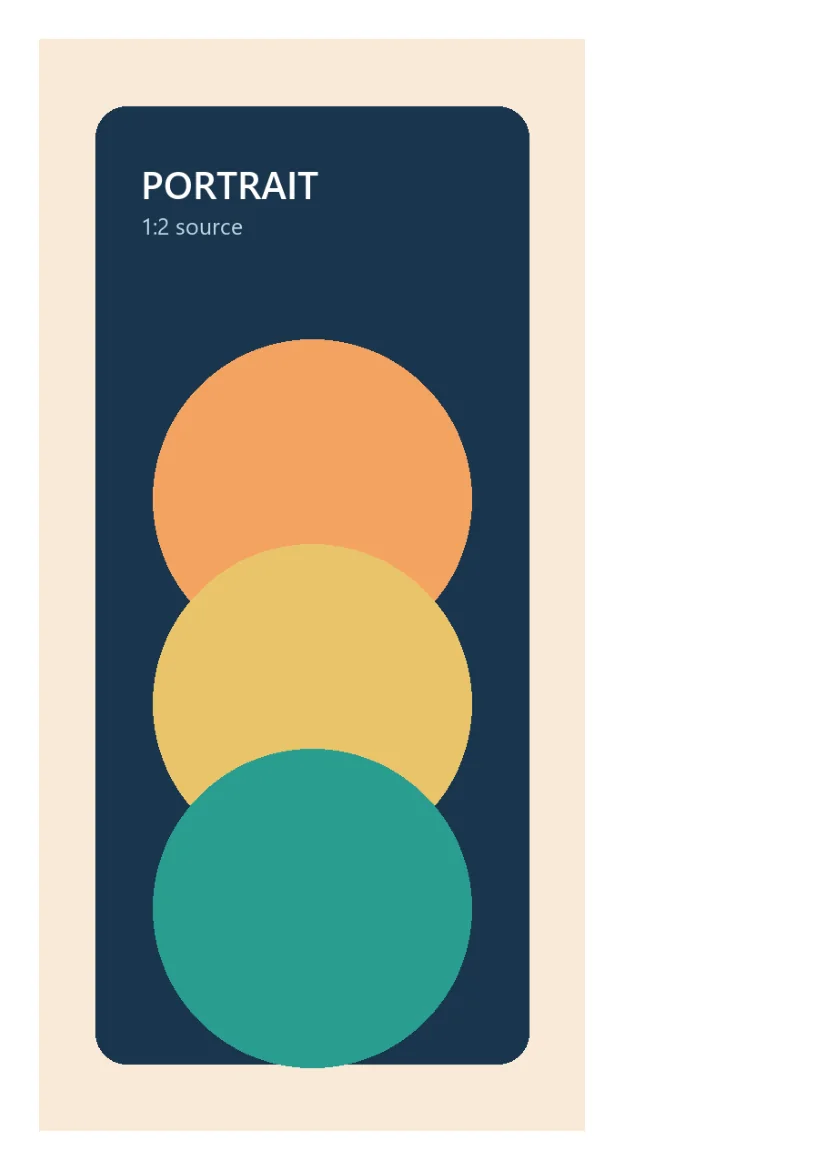 Portrait A4 PDF page with a tall image aligned at the top-left margin