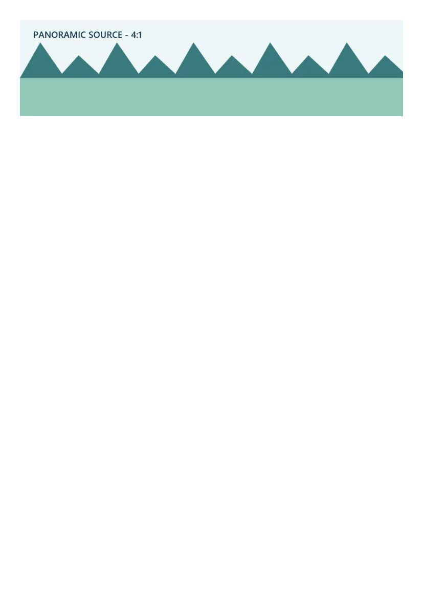 Portrait A4 PDF page with a shallow panoramic image near the top and substantial white space below