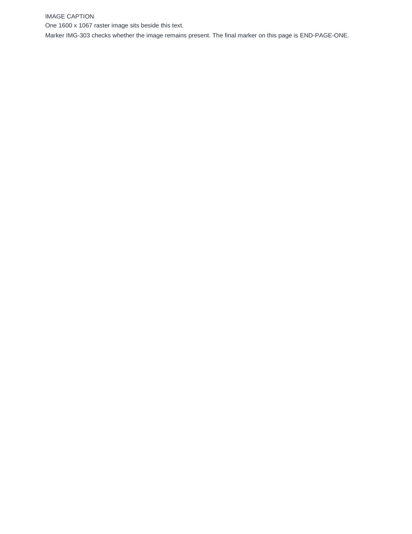 Inserted portrait Word page containing caption text moved from page one